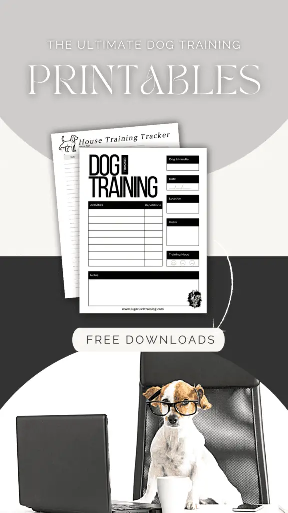 free dog training printables